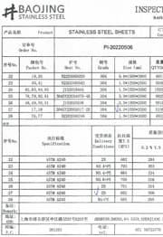 Нержавеющие уголки AISI 304 Сертификат на нержавеющие уголки AISI 304